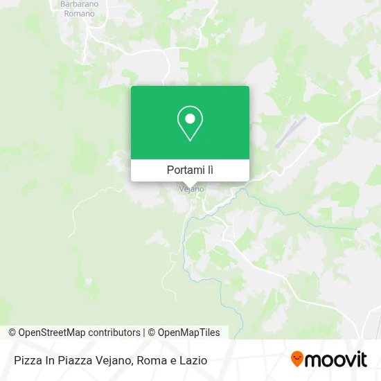 Mappa Pizza In Piazza Vejano