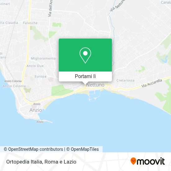 Mappa Ortopedia Italia