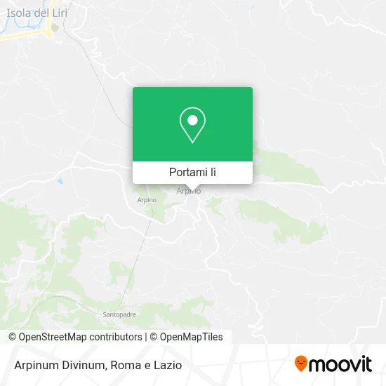 Mappa Arpinum Divinum