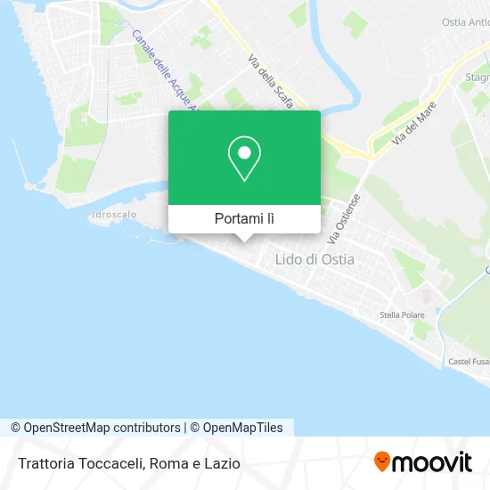 Mappa Trattoria Toccaceli