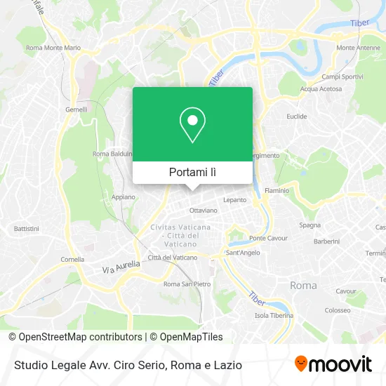 Mappa Studio Legale Avv. Ciro Serio