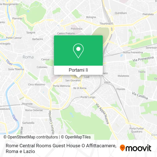 Mappa Rome Central Rooms Guest House O Affittacamere