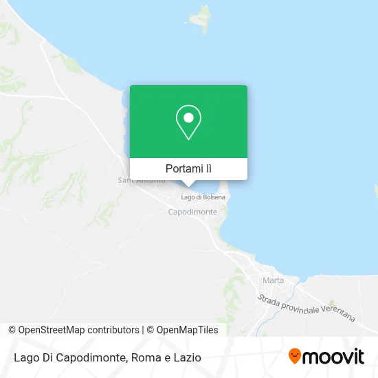 Mappa Lago Di Capodimonte