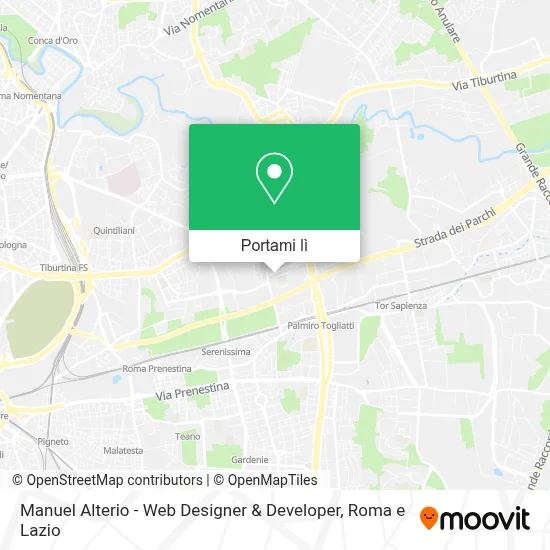 Mappa Manuel Alterio - Web Designer & Developer