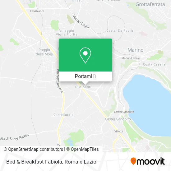 Mappa Bed & Breakfast Fabiola