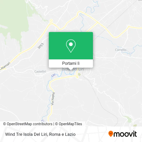 Mappa Wind Tre Isola Del Liri