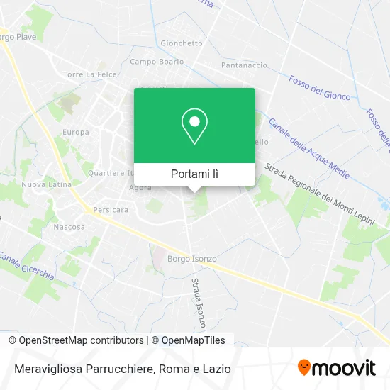 Mappa Meravigliosa Parrucchiere