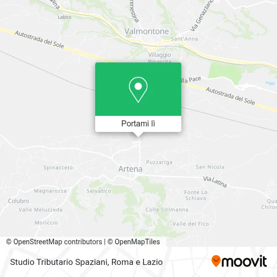 Mappa Studio Tributario Spaziani