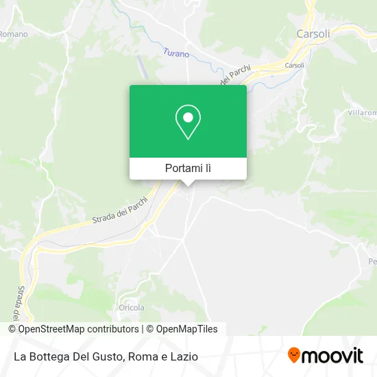 Mappa La Bottega Del Gusto