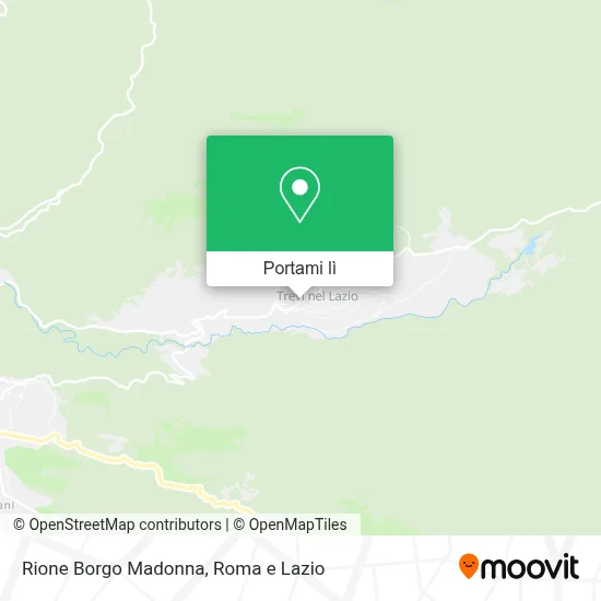 Mappa Rione Borgo Madonna