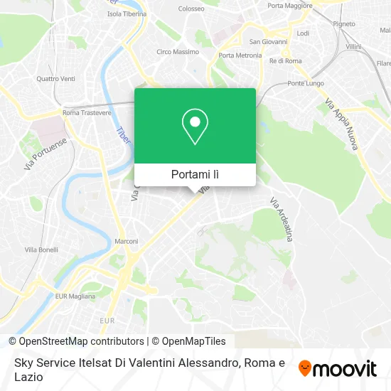 Mappa Sky Service Itelsat Di Valentini Alessandro