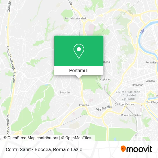 Mappa Centri Sanit - Boccea