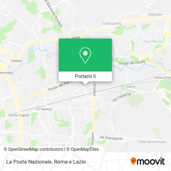 Mappa La Posta Nazionale