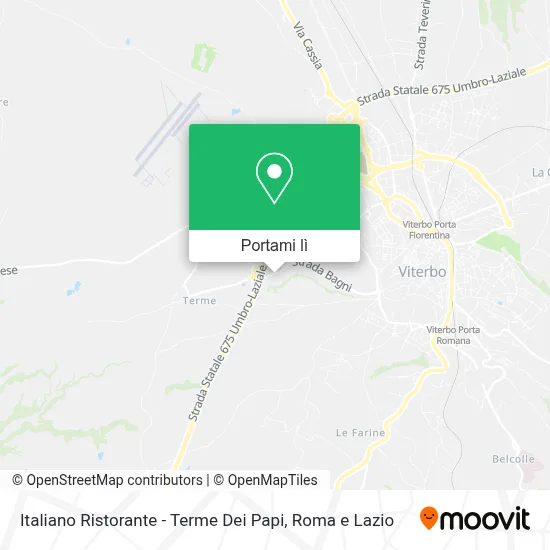 Mappa Italiano Ristorante - Terme Dei Papi