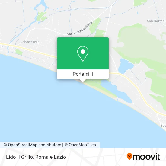 Mappa Lido Il Grillo