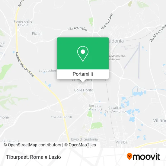 Mappa Tiburpast