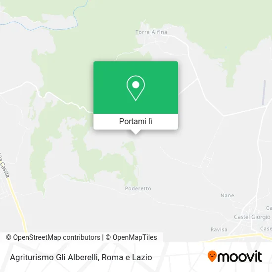 Mappa Agriturismo Gli Alberelli