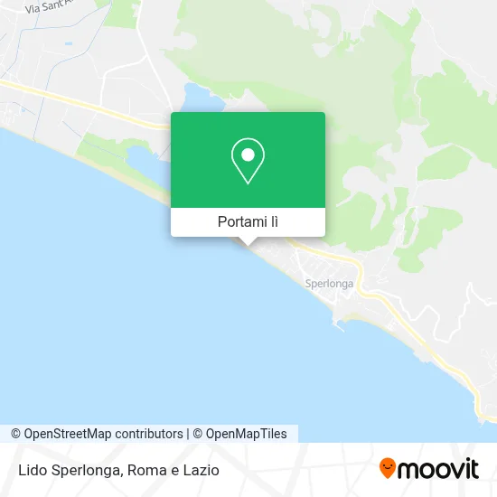 Mappa Lido Sperlonga