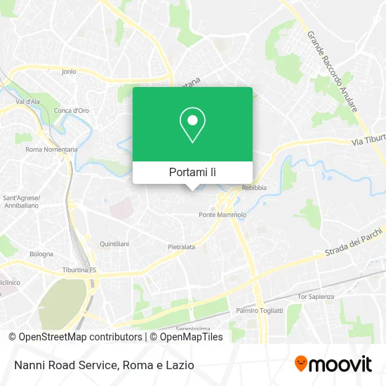 Mappa Nanni Road Service