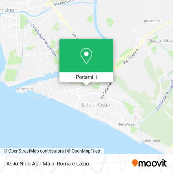 Mappa Asilo Nido Ape Maia