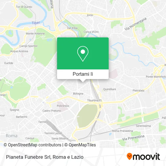 Mappa Pianeta Funebre Srl
