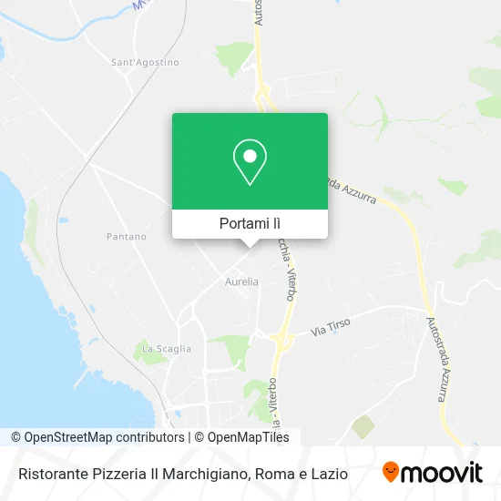 Mappa Ristorante Pizzeria Il Marchigiano