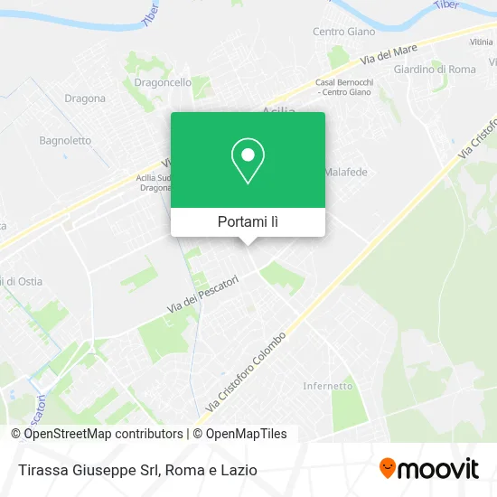 Mappa Tirassa Giuseppe Srl
