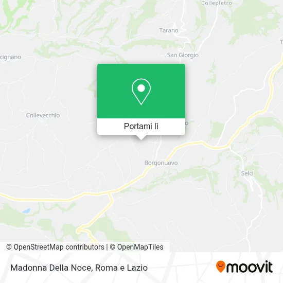 Mappa Madonna Della Noce