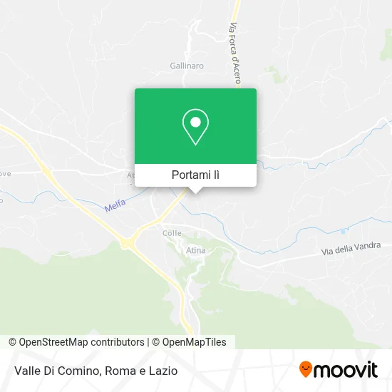 Mappa Valle Di Comino