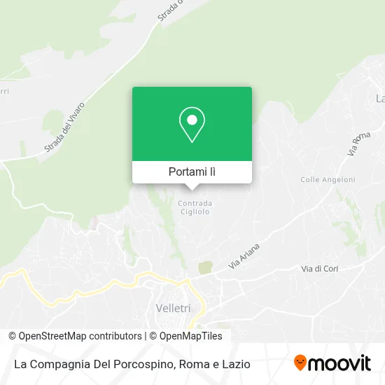 Mappa La Compagnia Del Porcospino