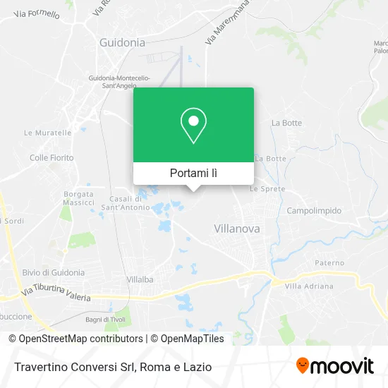 Mappa Travertino Conversi Srl