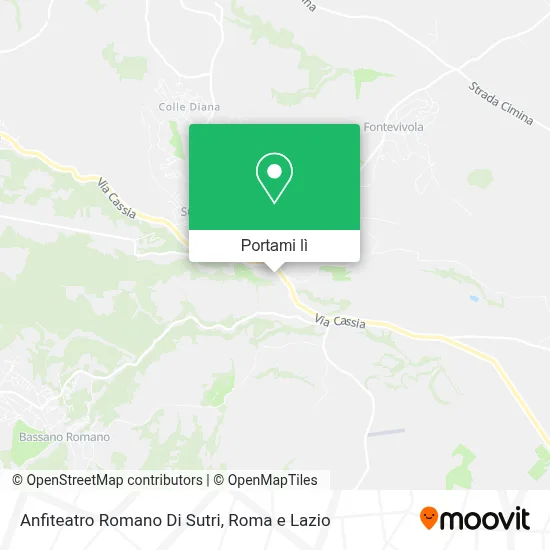 Mappa Anfiteatro Romano Di Sutri