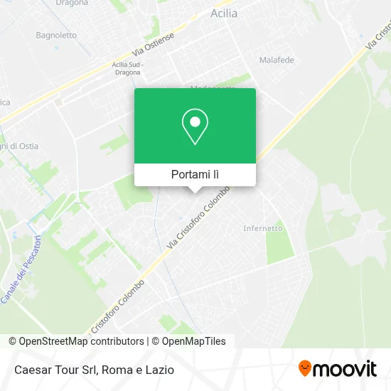 Mappa Caesar Tour Srl