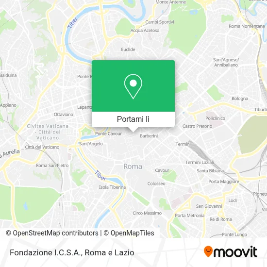 Mappa Fondazione I.C.S.A.