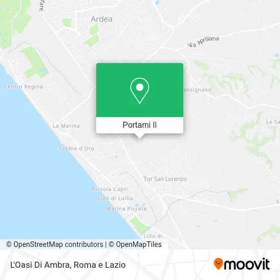 Mappa L'Oasi Di Ambra