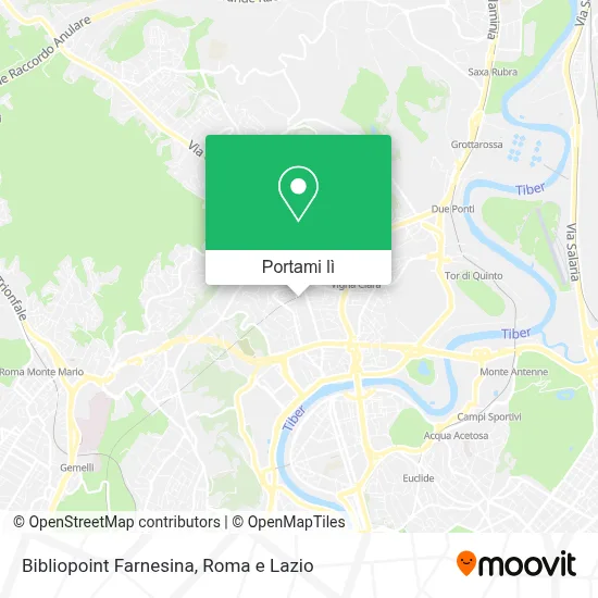 Mappa Bibliopoint Farnesina