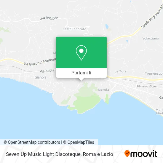 Mappa Seven Up Music Light Discoteque