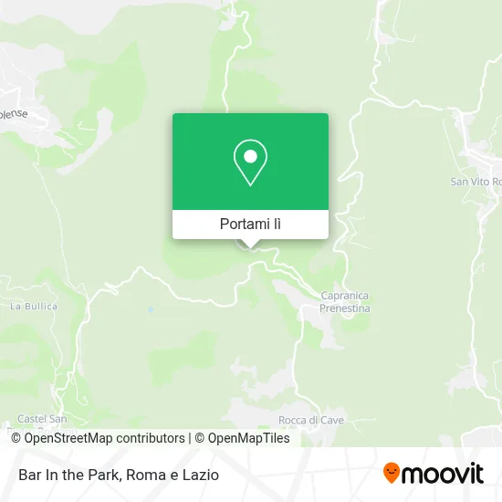 Mappa Bar In the Park
