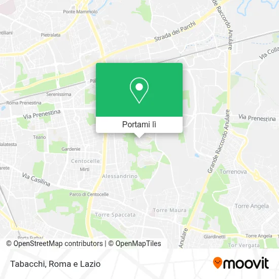 Mappa Tabacchi