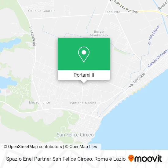 Mappa Spazio Enel Partner San Felice Circeo