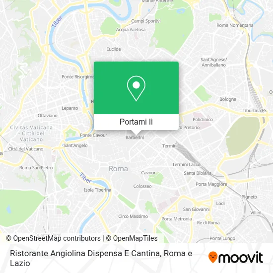 Mappa Ristorante Angiolina Dispensa E Cantina