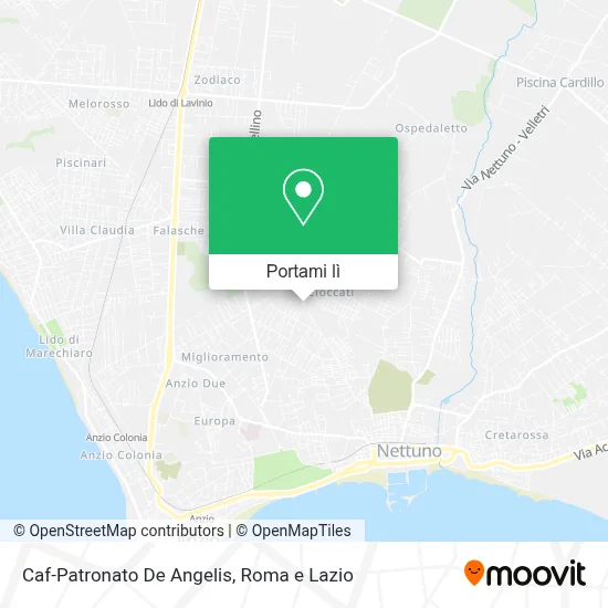 Mappa Caf-Patronato De Angelis