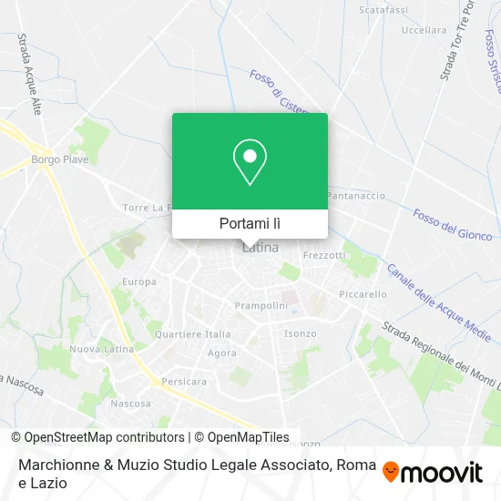 Mappa Marchionne & Muzio Studio Legale Associato