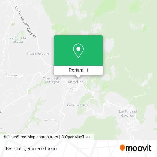 Mappa Bar Collo