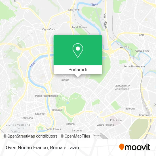 Mappa Oven Nonno Franco