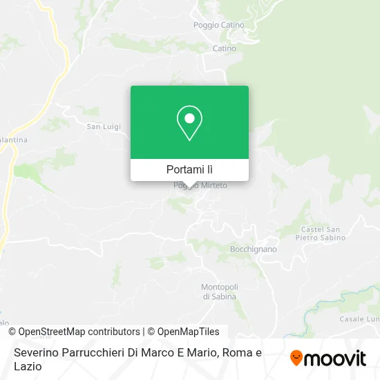 Mappa Severino Parrucchieri Di Marco E Mario
