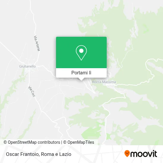 Mappa Oscar Frantoio