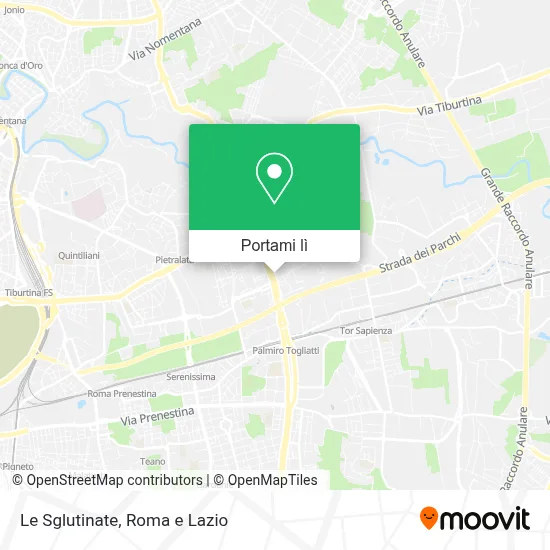 Mappa Le Sglutinate