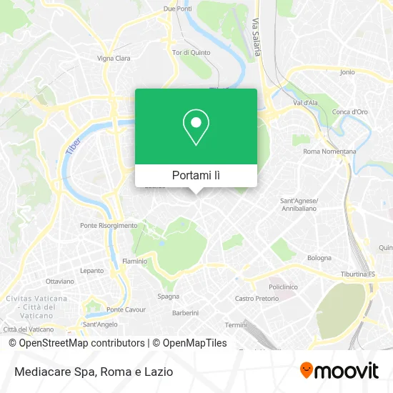Mappa Mediacare Spa