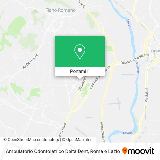Mappa Ambulatorio Odontoiatrico Delta Dent